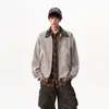 Chaqueta Elegante para Hombre Primavera y Otoño 2025 Marca de Moda High Street Estilo Hong Kong Estilo Japonés Estilo Harajuku Estilo Coreano Chaqueta Holgada de Moda