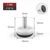 Pata de Mueble Ajustable Pata Ajustable Soporte para Uñas de Pie Pata de Gabinete Ajustable Pata Móvil M6M8M10 Accesorios de Ferretería