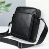 2025 Nova Bolsa Transversal de Couro Genuíno de Grande Capacidade Bolsa de Ombro Casual de Negócios para Homens Bolsa de Ombro Pequena Moderna para Exterior