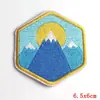 Tianyino Cross-Border Especializada em Patches Bordados para Aventura na Montanha, Patches Adesivos Bordados para Acampamento ao Ar Livre e Emblemas