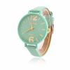 Reloj de correa delgada ultrafina estilo coreano moderno reloj de pulsera de correa roja ultrafina nuevo reloj de cuarzo para mujer entrega de una pieza