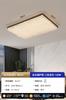 Lámpara de Techo Glaciar Minimalista Italiano para Sala de Estar Lámpara Rectangular Simple Moderna de Resina Lámparas Zhongshan de Clase Alta Iluminación
