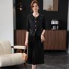 Conjunto de Dos Piezas Vestido Chaleco Nuevo Primavera 2025 Femenino Ropa para Mamá Vestido de Moda Venta al por Mayor para Mujeres