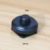 Jaula de Cámara DSLR Micro Expansión Montura de Zapata Fría Tornillo de 1/4 Adaptador de Liberación Rápida para Luz de Relleno Micrófono Base de Zapata Caliente