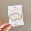 Pinza para cabello hueca en forma de nube para cabello roto Clip explosivo de una palabra TikTok Horquilla para flequillo delantero Simple Horquilla para cabello de la parte posterior de la cabeza