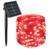 Guirnalda de Luces LED de Colores Solar Alambre de Cobre Guirnalda de Luces Mini Impermeable Luz de Vacaciones para Habitación con Luz de Ambiente Decorativa de Cielo Estrellado