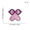 Patches Bordados Coloridos de Desenho Animado com Letras em Inglês para Decoração de Roupas Infantis, Patches de Reparo para Bolsas, Roupas, Sapatos, Chapéus e Patches de Tecido