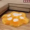 Alfombra de Pata de Oso Habitación Forma de Pata de Animal Sala de Estar Felpudo Junto a la Cama Felpa Cobertura Completa