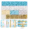 Caja de Set de Arcilla Suave Transfronteriza Cuentas de Arcilla Pulsera Hecha a Mano Kit de Materiales para Ensartar DIY Caja de Set Accesorios de Joyería Venta al por Mayor