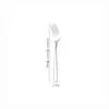Conjunto de Talheres Elegante Espessado de Aço Inoxidável 304 (Faca, Garfo, Colher, Faca de Bife) Série, Louça de Mesa de Hotel Estilo Ocidental Transfronteiriço