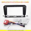 Adequado para Mazda 3/m3 Mazda Android Tela Grande Moldura de Navegação Painel Modificado Moldura Versátil Cabo de Alimentação
