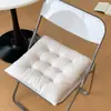 Cojín de Asiento de Felpa Simple para Oficina, Estudiante, Silla de Aula, Almohadilla para Sentarse Largo, Cojín para Glúteos, Estera Gruesa Cómoda para Taburete en Casa
