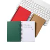 Amazon Caderno Kraft A5 com 14 Furos Caderno A6 com Dupla Espiral Caderno de Exercícios para Estudantes Bloco de Notas Atacado