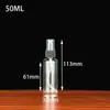 Spot 50 100ml Botella de Plástico PET Transparente Botella con Atomizador Doméstica Portátil Pequeña Botella con Atomizador Botella para Alcohol Loción