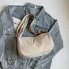 2024 Nuevo Estilo Bolso Cruzado Pequeño Sencillo para Viajes Cortos de Nicho Bolso Pequeño Casual Fresco con Correa Ancha para el Hombro de un Solo Hombro para Mujer