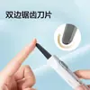 Abrecajas Magnético Newse Multifuncional Retráctil Diseño Dentado Cúter para Cajas con Cordón Cuchillo de Doble Cara para Abrir Paquetes