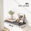 Prateleira de Parede com Suporte Sem Furos para Set-Top Box, Roteador, Posicionamento Wi-Fi, Prateleira Decorativa, Decoração de Parede Prateleira Flutuante