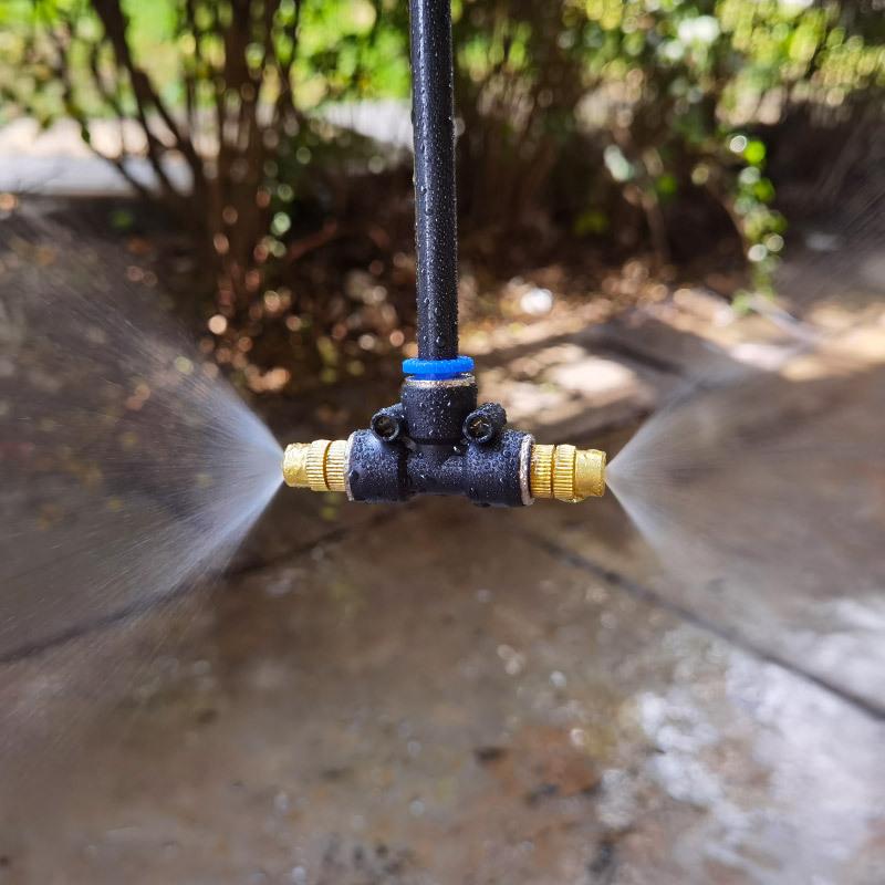 双头雾化快插喷头（背向款）