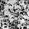 125 peças de adesivos de mini planner de soldado preto e branco Levi Ackerman de Attack on Titan. Adesivos de planner DIY
