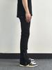 Calça Casual de Zíper Dividido Micro Flare Estilo High Street Europeu e Americano Calça Branca Solta Estilo Americano Marca Tendência Calça de Trabalho para Homens
