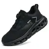 Nuevos Zapatos de Seguridad para Construcción de Hombres, Estilo Verano, Transpirables y Ligeros, Puntera de Plástico Anti-Golpes y Anti-Perforación, Zapatos de Protección Laboral Aislados