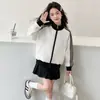 Chaqueta de Waffle para Niñas Primavera y Otoño Estilo Coreano 2026 Nuevo Top de Moda para Niñas, Chaqueta Rayada para Niños Talla Mediana y Grande