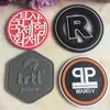 Etiquetas personalizadas de moldura de goteo de PVC, letreros de goma creativos, marcas registradas personalizadas de ropa de PVC, se pueden imprimir con LOGOTIPO