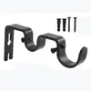 Conjunto de Acessórios de Parafuso para Cortina de Liga de Alumínio Suporte Universal para Haste Dupla Haste Romana de Luxo Leve Haste de Cortina de Metal para Parede