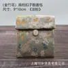 Bolsas Vintage para Joias no Atacado, Saquinhos de Armazenamento para Pulseiras de Joias, Sacola de Cordão para Artesanato, Bolsas de Algodão com Tampa Flip-Top e Botão