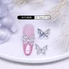 Joyería para Uñas Estilo Retro Aleación Croheart Metal Mariposa Accesorios para Uñas Cruz Uso Armadura Decoración Colgante