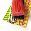 Varilla de Fibra de Vidrio de Color Amarillo Varilla de Fibra de Vidrio Varilla de Plástico Duro Varilla Elástica Varilla Aislante de Fibra de Vidrio Hecho a Mano Bricolaje
