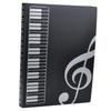 Carpeta de partituras A4 insertar información Libro 40 páginas libro de música libro de música para piano Departamento de Música útiles escolares