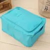 Bolsa simple de nailon para guardar zapatos, bolsa de zapatos portátil impermeable para viajes y viajes de negocios, bolsa de almacenamiento de zapatos para el hogar