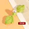 Botones de cheongsam, botones de melocotón perlado, botones de tela hechos a mano, botones decorativos de estilo chino retro, botones de corazón de melocotón para traje Tang de la dinastía Han