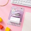 Conjunto de Mini Grampeador Cor Macaron Tamanho Pequeno 12 Grampeador Combinação de Grampeador Grampeador de Escritório Portátil