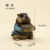 Resina Marmota Nueva Figurilla Soporte para Teléfono, Tendencia en Línea, Popular entre Influencers, Serie Nezha, Estilo Chino, Cómics Chinos, Guzi