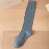 Calcetines de primavera para mujer, color liso, de caña larga, hasta la rodilla, calcetines para la pantorrilla, transpirables, moda, calcetines jk, estilo ins, calcetines finos para la pierna