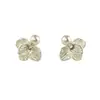 Pendientes de Flor de Perla Retro Suaves Estilo Francés para Mujer, Diseño de Nicho, Pendientes de Alta Gama, Pendientes de Moda y Versátiles al por Mayor