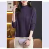 Suéter de Cuello Alto Nuevo para Otoño e Invierno, Prenda Base para Mujer, Estilo Diseñador, Ropa Interior Elegante, Suéter de Punto a la Moda