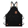 Delantal de lona para niños de comercio exterior, impermeable, a prueba de aceite, para pintar, comer, delantal de babero para cocina del hogar, logo impreso, venta al por mayor