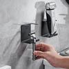Estante de Almacenamiento para Navaja de Baño Colgador para Teléfono Móvil Soporte Soporte sin Taladro Estante de Almacenamiento para Maquinilla de Afeitar Eléctrica Montado en Pared