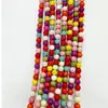 Atacado do Fabricante Contas Soltas Turquesa Contas Redondas de Turquesa Lisas e Delicadas Colar Pulseira Miçangas Acessórios para Joias DIY