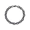 Pulsera tobillera de acero de titanio en forma de O de gran venta transfronteriza. Cadena para ropa. Accesorios de hip-hop transfronterizos. Hipsound. Amazon. Gran venta.