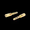 Adaptador de audio electrónico chapado en oro de 6.5 revolución a 3.5 mm hembra para órgano electrónico, amplificador de potencia, altavoz, micrófono, adaptador de auriculares 6.35