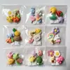 Tazas de Agua Personalizadas Pegatinas Estéreo 3D Pegatinas de Dibujos Animados Lindas Pegatinas para Refrigerador DIY Pegatinas para Teléfono Móvil Pegamento Suave Estéreo Hebillas de Resina