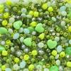 Paquete de material para cadena de teléfono con cuentas, cuentas acrílicas de colores mixtos, accesorios para cadena de teléfono móvil DIY, material para joyería