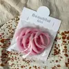 Paquete de 10 Gomas para el Cabello de Toalla Espesa Estilo Coreano, Simples y Versátiles, Alta Elasticidad, Suaves con el Cabello, Venta al por Mayor para Mujeres