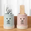 Portapalillos a Prueba de Polvo, Contenedor de Palillos, Caja de Almacenamiento para Utensilios de Cocina y Cucharas, Cesta para Palillos, Estante de Almacenamiento para el Hogar, Cubo Escurridor para Palillos