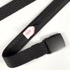 Cinturón de dinero oculto con diseño de malla W016 para hombre, con hebilla de placa de aleación, de nailon jacquard, cinturón táctico de moda para exteriores