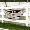 Bandeira em Forma de Leque Nova de Halloween Transfronteiriça Festival dos Fantasmas Fantasma Estampa Criativa Decorações de Cerca para Festa de Halloween